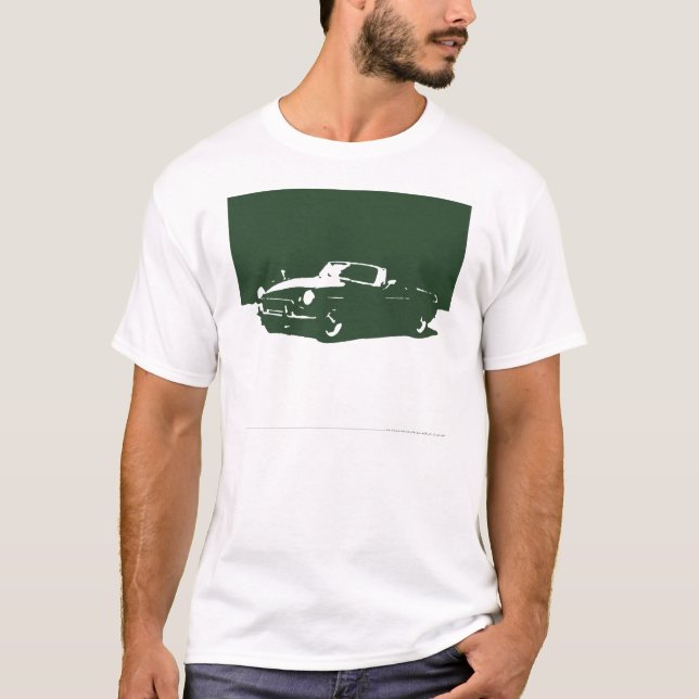 Camiseta MGB, 1971 - Racing Green on Light shirt (Frente)