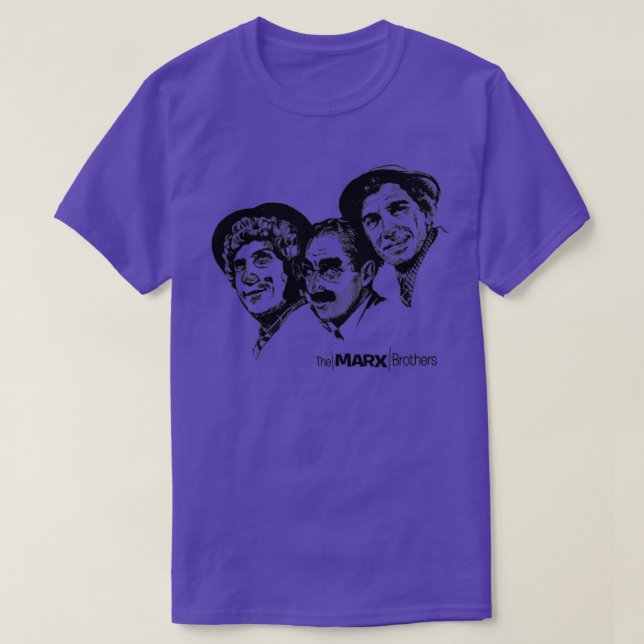 Camiseta MGM Marx Brothers OneColor (Frente do Design)