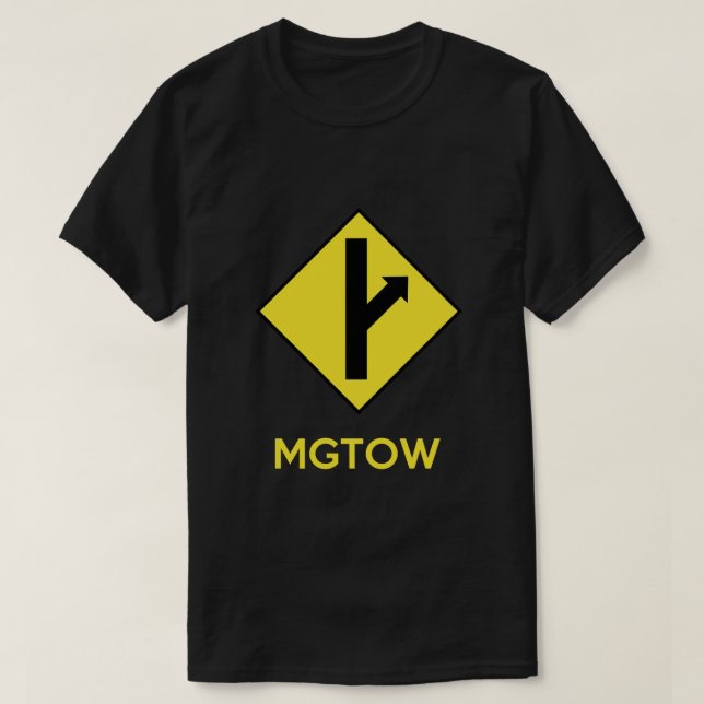 Camiseta Mgtow Men Indo Seu Próprio Caminho (Frente do Design)