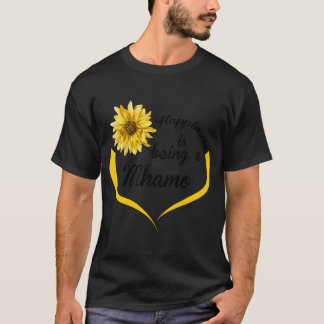 Camiseta Mhamo Deu Felicidade É Ser Uma Mhamo