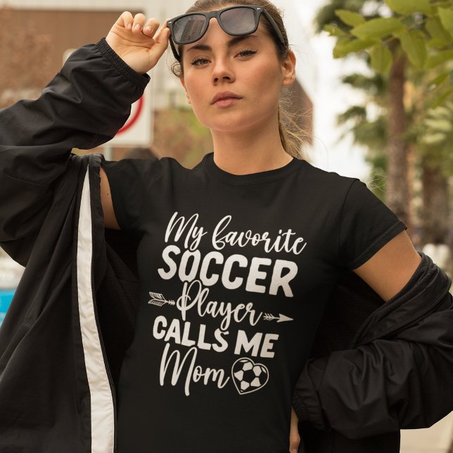 Camiseta Mi Jugador Favorito me llama Mom Funny Mom (Criador carregado)