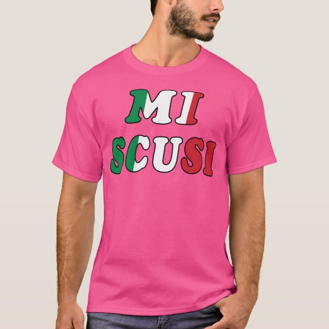 Camiseta Mi Scusi (Frente)