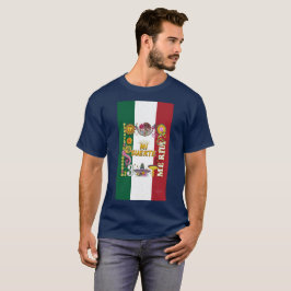 Camiseta Mi Suerte Me Ritu Bandeira Mexicana