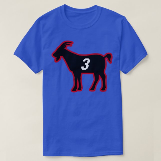 Camiseta MIA GOAT 3 Red (Frente do Design)