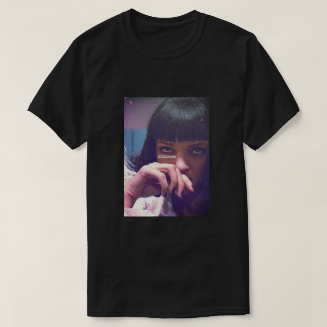 Camiseta Mia Wallace Pulp Milkshake Classic (Frente do Design)