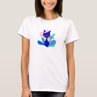 Camiseta Miado de Gato de Verão