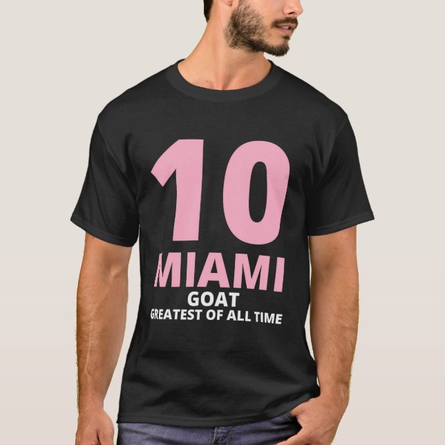 Camiseta Miami 10 Goat (Frente)