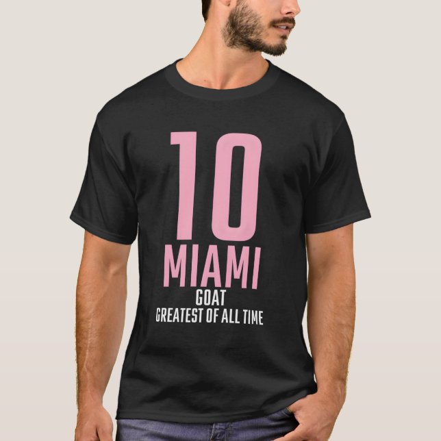 Camiseta Miami 10 Goat (Frente)