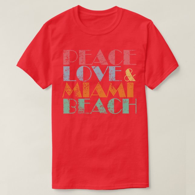 Camiseta Miami Beach (Frente do Design)
