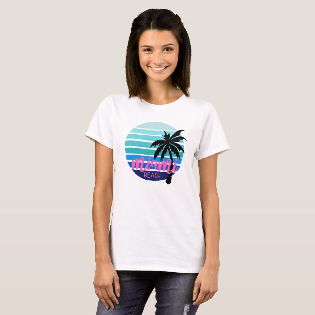 Camiseta Miami Beach (Frente Completa)