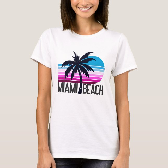 Camiseta Miami Beach (Frente)