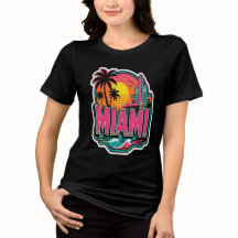 Camiseta Miami Beach Babe Girls
