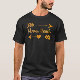 Camiseta Miami Beach Fl Flórida Cidade Divertida Casa Raíze