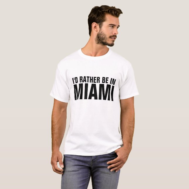 CAMISETA MIAMI BEACH FLORIDA (Frente Completa)