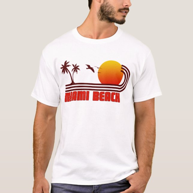 Camiseta Miami Beach, Flórida (Frente)