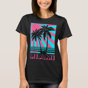 Camiseta Miami Beach Florida Palm Trees