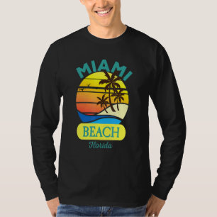 Camiseta Miami Beach Florida Retro Vintage Beach Summer Vac