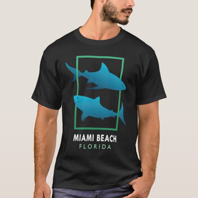 Camiseta Miami Beach Florida Souvenir 5 (Frente)