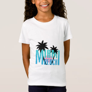 Camiseta Miami Beach, Florida, tipografia legal