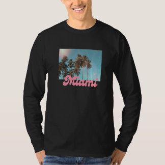 Camiseta Miami Beach Summer Trees  