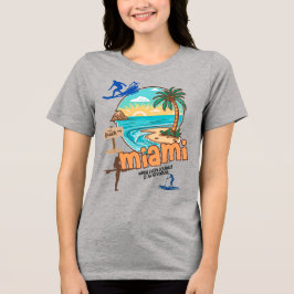 Camiseta Miami Beach | Toda Jornada É uma Aventura