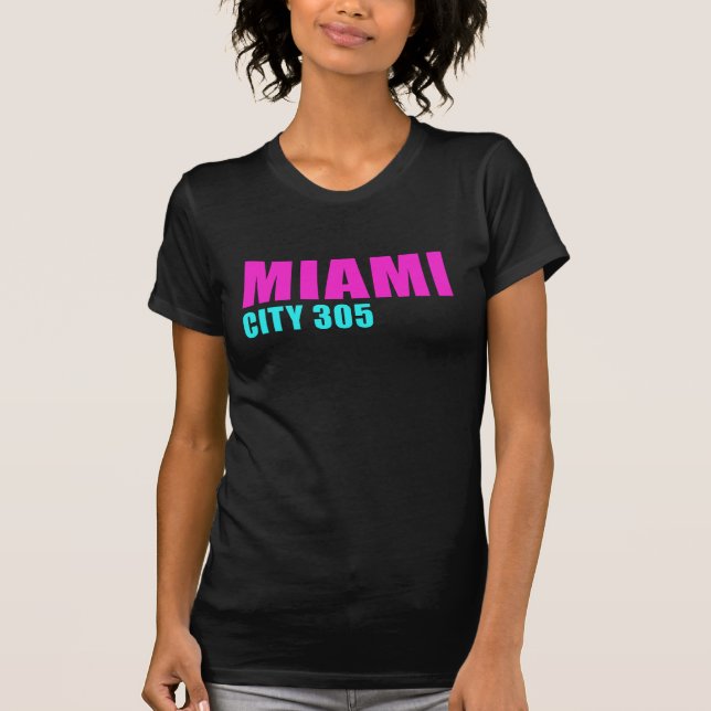 Camiseta Miami City 305 (Frente)
