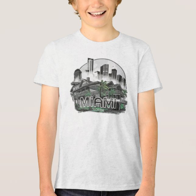 Camiseta Miami City Florida USA (Frente)