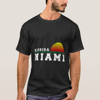 Camiseta Miami Flórida Afressou Fl Gift Souvenir