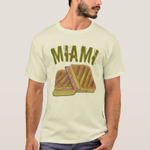 Camiseta Miami Florida Ham Swiss Cheese Cuban Sandwich