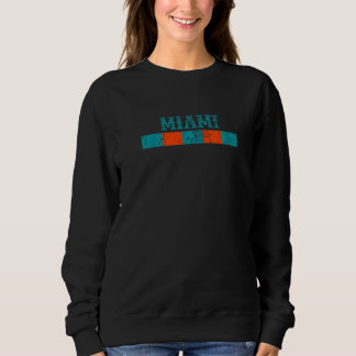 Camiseta Miami Florida Retro Vintage Weathered Throwback 7