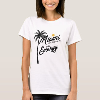 Camiseta Miami Girl Energy | Camiseta Gráfica de G