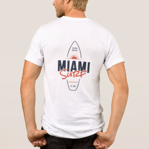 Camiseta Miami Surf – Design de Surfboard Sunset Vintage da