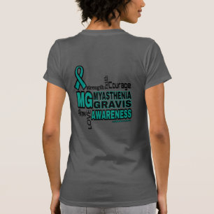 Camiseta Miastenia Gravis das palavras…