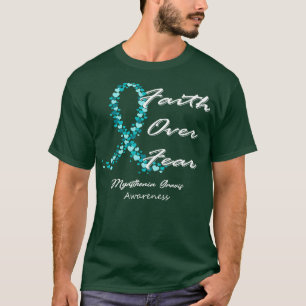 Camiseta Miastenia Gravis Sensibilidade Fé Sobre O Medo Nis