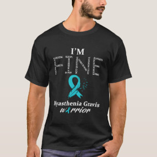 Camiseta Miastenia Gravis Warrior Eu Estou Bem