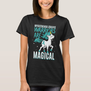 Camiseta Miastenia Gravis Warrior Magical Unicorn
