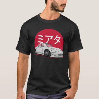 Camiseta Miata (branca) Camisa-T Essencial