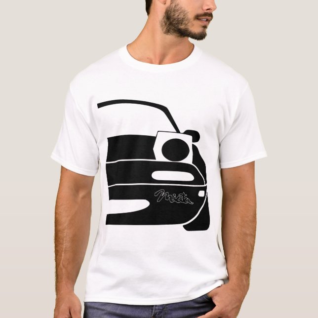 CAMISETA MIATA COM O OUTLINE TOMX5 MIATA (Frente)