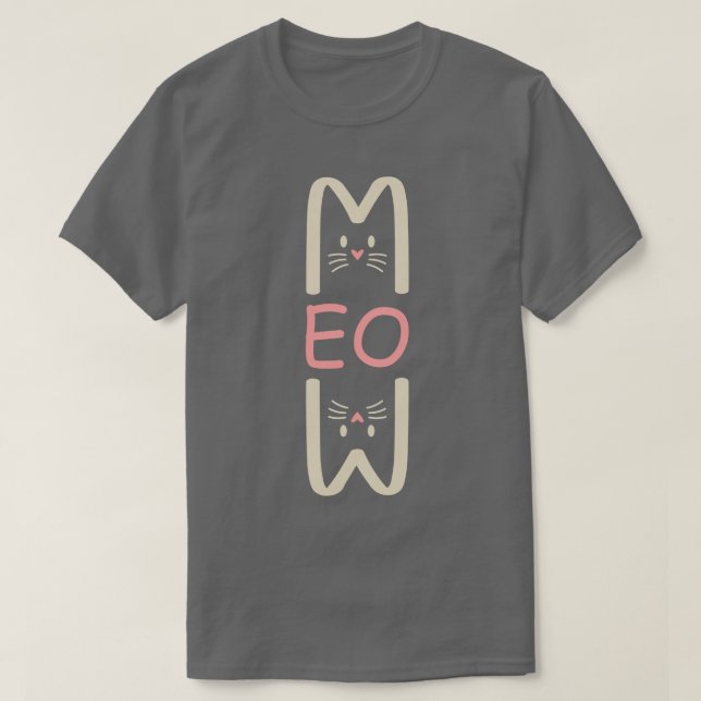 Camiseta Miau (Frente do Design)