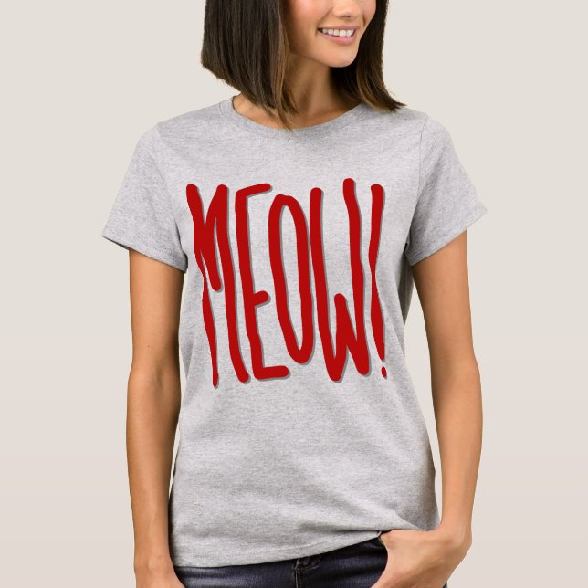 Camiseta Miau! (Frente)