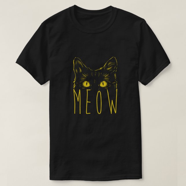 Camiseta Miau (Frente do Design)