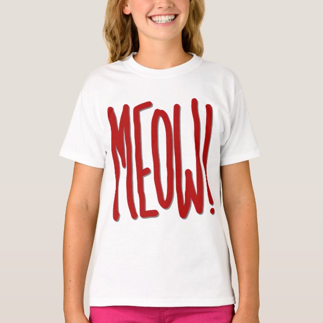 Camiseta Miau! (Frente)