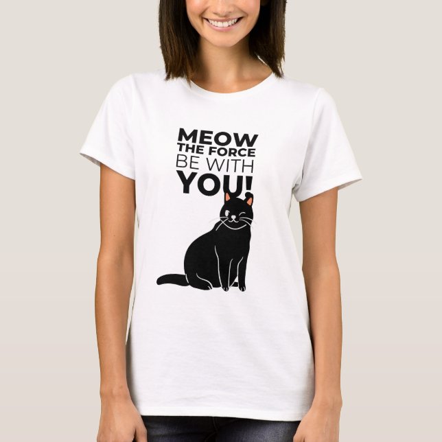 Camiseta Miau a força  (Frente)