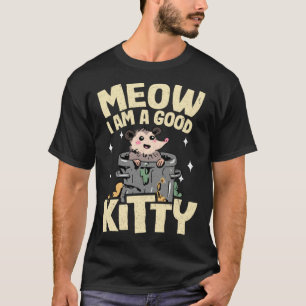 Camiseta Miau Eu Sou Uma Piada De Gatinho Bom Gambá Meme 1