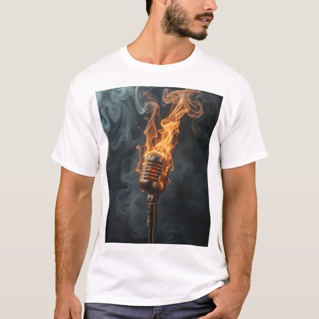 Camiseta Mic on Fire (Frente)