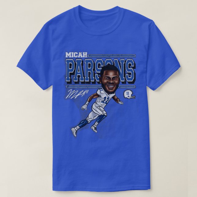 Camiseta Micah Parsons Dallas toon TShirt 1 (Frente do Design)