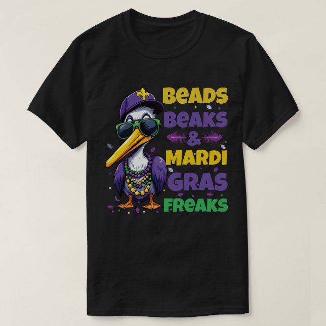 Camiseta Miçangas, Bicos e Artes Mardi (Frente do Design)