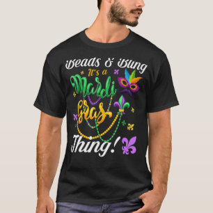 Camiseta Miçangas e Bling É uma Mardi Gras ThingMardi