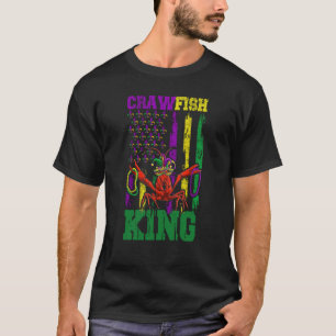 Camiseta Miçangas Mardi Gras Flag Kids Toddl
