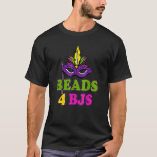 Camiseta Miçangas Para BJs Sujos Mardi Gras